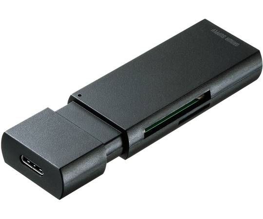 67-9309-19 Type-C コンパクトカードリーダー（USB 1ポート付き