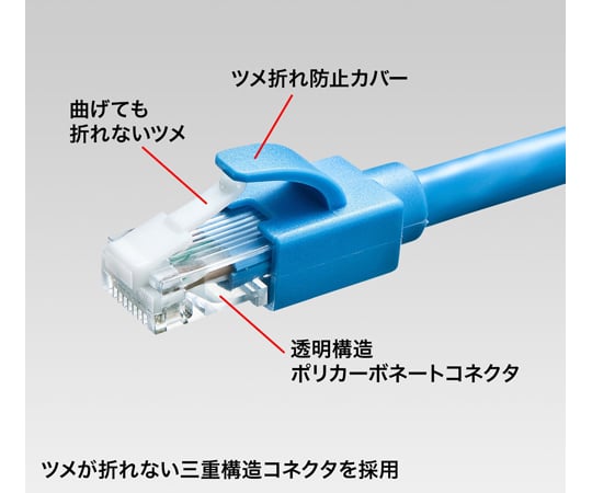 カテゴリ6A LANケーブル 10m KB-T6ATS-100BL 同梱・代引不可 : カテゴリ6A LANケーブル 10m KB-T6ATS-100BL : パソコン