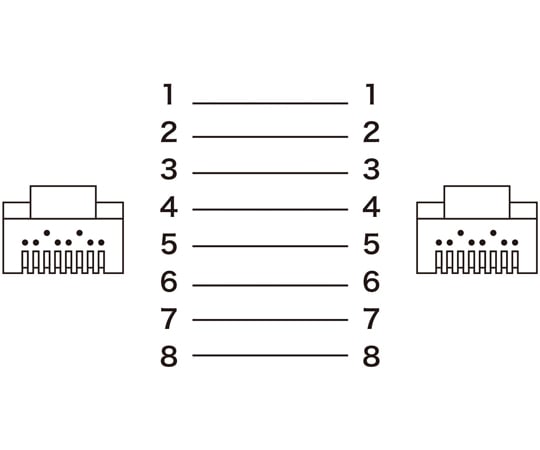 67-9317-71 つめ折れ防止カテゴリ6LANケーブル ブラック 0.5m KB-T6TS