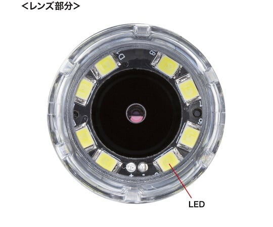 67-9321-68 200万画素（フルHD対応）USB顕微鏡 LPE-08BK 【AXEL