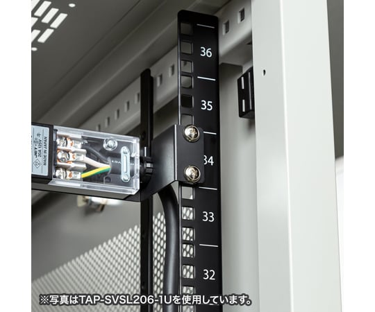 67-9330-17 サーバーラック用コンセントバー1U TAP-SVSL156-1U 【AXEL