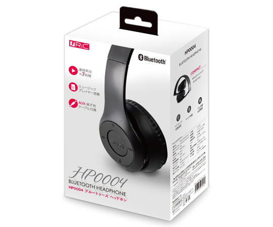 取扱を終了した商品です］Bluetoothヘッドホン HP0004BK 67-9333-69