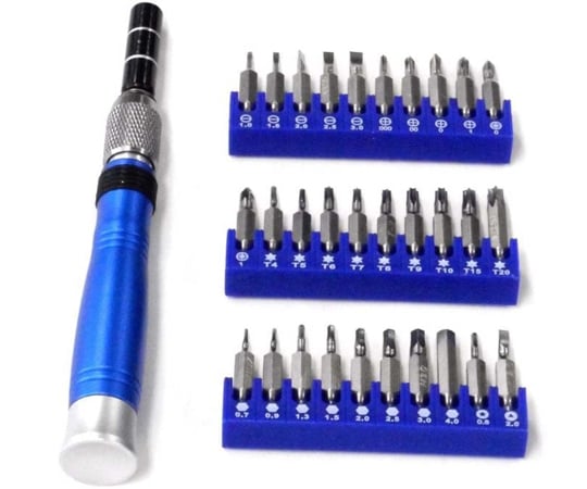 67-9362-59 GREAT TOOL 差替え式精密ドライバーセット（32PCS）SDV-32B