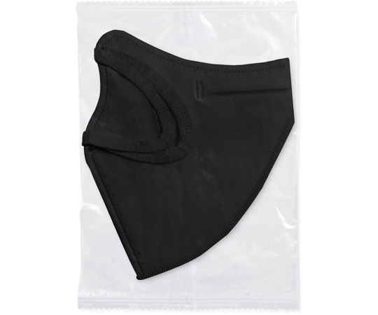DAILY FIT MASK 立体 ふつう 5枚入 ブラック　RK-F5SBK