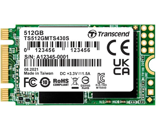 SSD M.2 2242 SATA III 6Gb/s DDR3 DRAMキャッシュ搭載モデル TS 