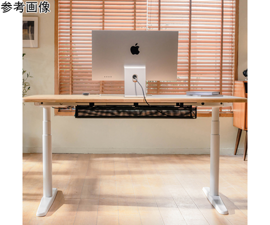 68-0501-92 Desk Premium 160cm ウォルナット/マットブラック FCD