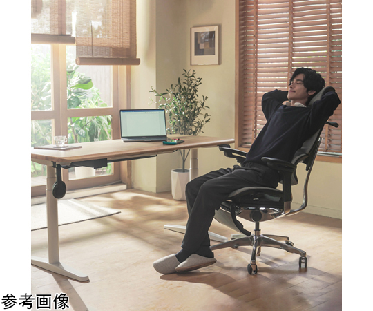 68-0501-92 Desk Premium 160cm ウォルナット/マットブラック FCD