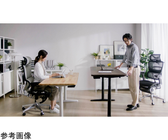 68-0501-92 Desk Premium 160cm ウォルナット/マットブラック FCD