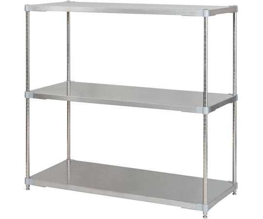 ステンレスシェルフ60×120cm 2段・H70cm 組立式 ステンレスシェルフ オープンラック 収納ラック ラック 収納棚