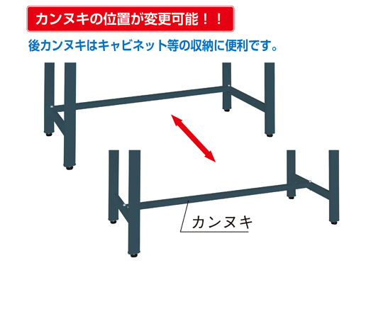 中量作業台（KTタイプ 耐荷重800kg メラミン天板 H740 固定式）W1800×D750×H740mm　KT-693CHMD