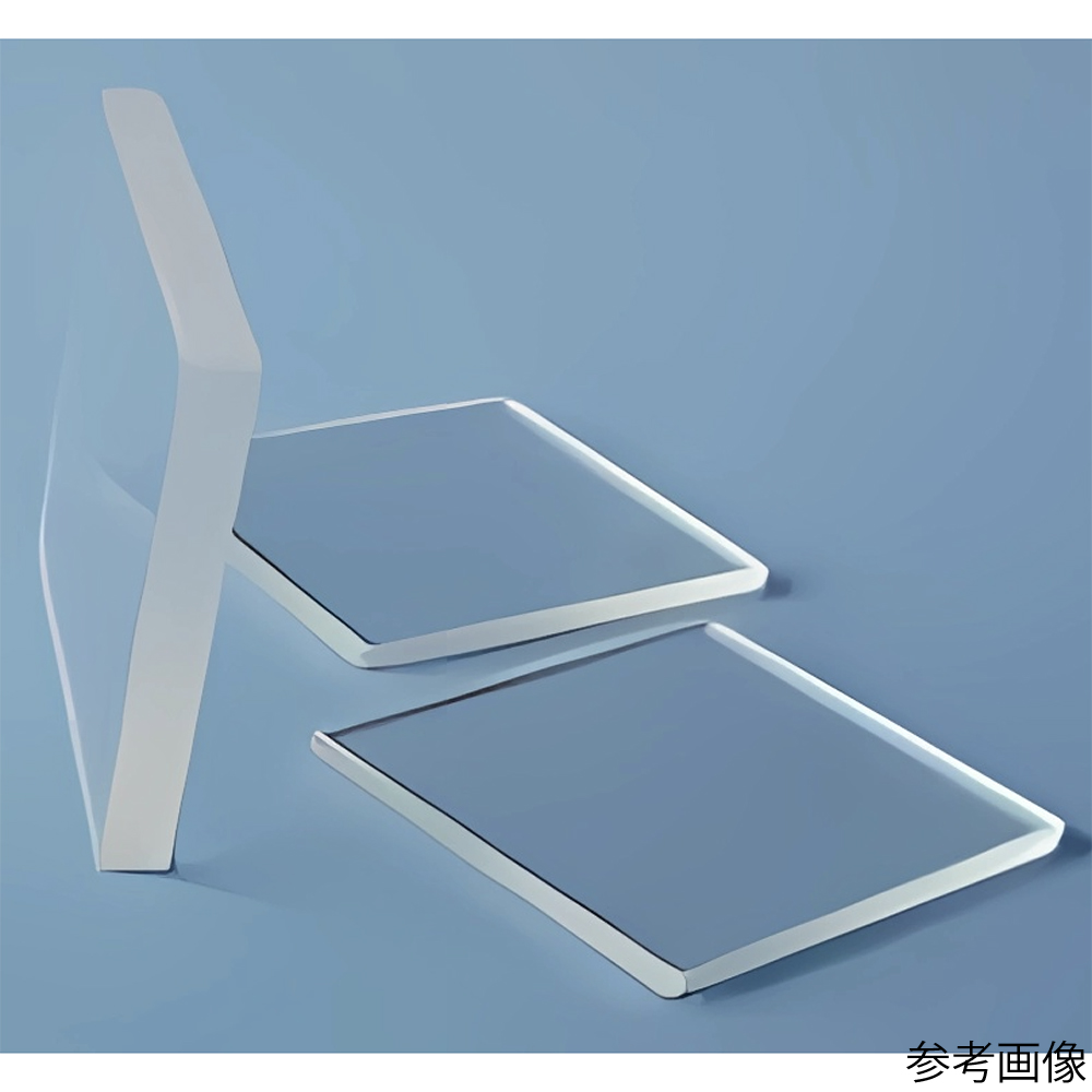石英 68-0845-61 合成石英ガラス（1000μm） 両面ポリッシュ 研究用 10×10mm