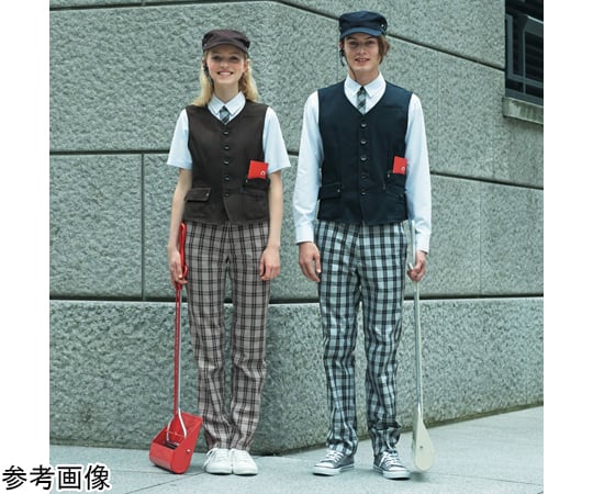 68-0863-71 CAREAN パンツ CHECK SERIES ネイビーチェック S