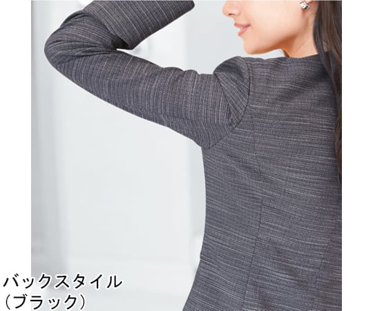 68-0922-61 ENJOYNoir ジャケット グレー 13号 ESJ615 【AXEL
