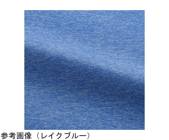 68-0940-42 HEARTGREEN 台襟つきポロシャツ レイクブルー M HSP017