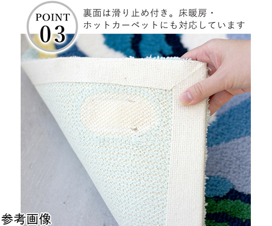 68-0947-96 ミラショーン 玄関マット MSニューピオニー 70×120cm