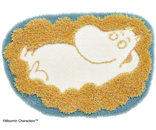 68-0948-84 MOOMIN マット コバナ 55×75cm ピンク 14300583 【AXEL