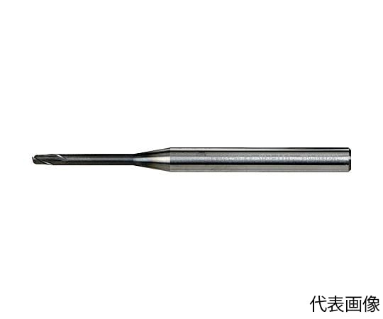 68-0962-31 エンドミル 超硬ロングネックスクエアエンドミル2枚