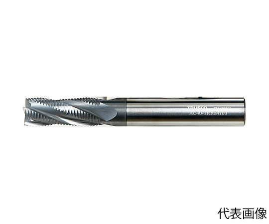 一般鋼粗加工用ラフィングエンドミル（ねじれ角25°） AC40-TRFE