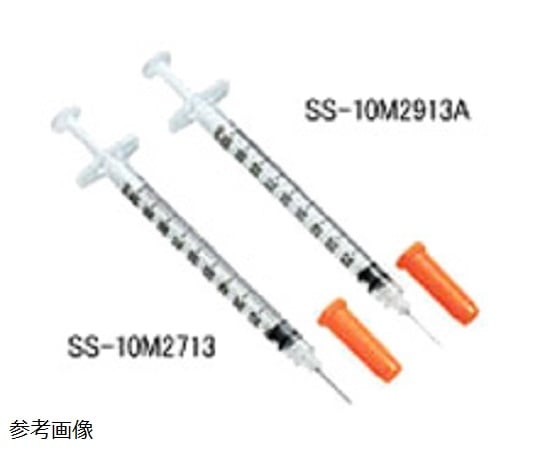 68-0988-64 マイジェクター 針植え込み式インスリン用シリンジ 27G 最少目盛2単位 1箱(280本入) SS-10M2713
