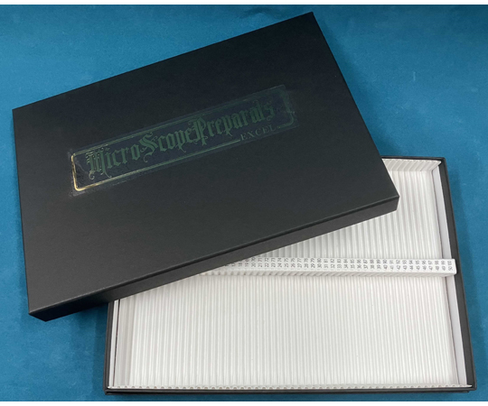 68-0990-21 紙製プレパラート標本箱 100枚用 60101 【AXEL】 アズワン