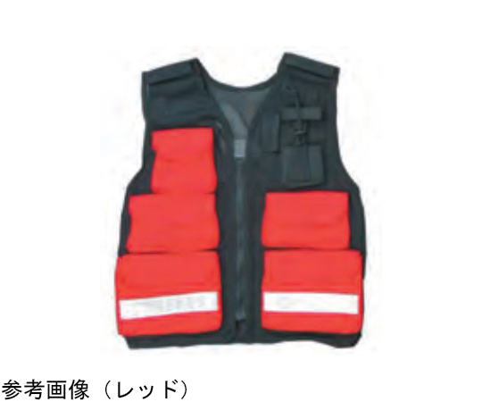 if ベスト 68-1905-14 モデル5109-T メッシュベスト フリーサイズ レッド