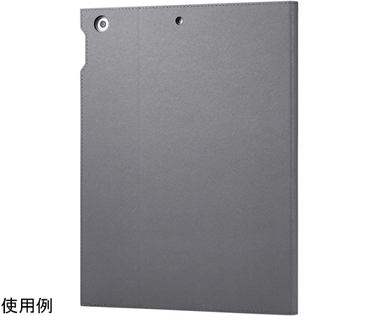 iPad 第9/8/7世代/iPad 10.2 2019年モデル用フラップケース ソフトレザー &me Apple Pencil収納 フリーアングル チャコールグレー