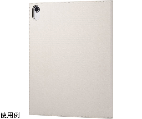 iPad Air 第5/4世代用フラップケース ソフトレザー &me Apple Pencil収納 フリーアングル グレージュ