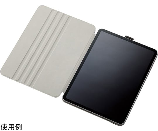 iPad Pro 11inch 第4/3/2世代用フラップケース ソフトレザー ドローイング アングル7段階 スリープ対応 ブラック