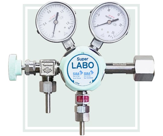 抗菌・抗ウイルス仕様 標準ガス用・分析用 圧力調整器 S-LABO S1