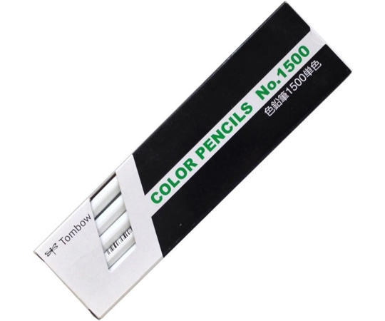 68-4036-98 色鉛筆 1500 単色 なんどいろ 納戸色 1ダース（12本入
