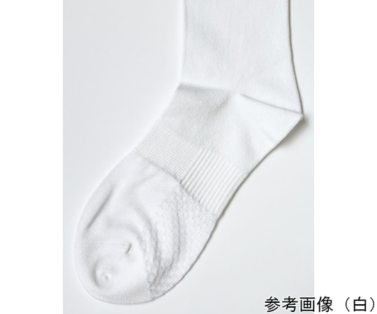 68-4070-80 らく圧ソックスメッシュ ゆったりタイプ 白 1パック