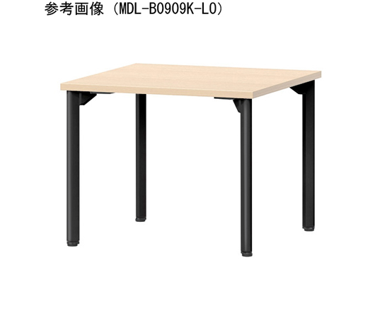 68-4110-57 ミーティングテーブル アジャスタータイプ 正方形 ライト