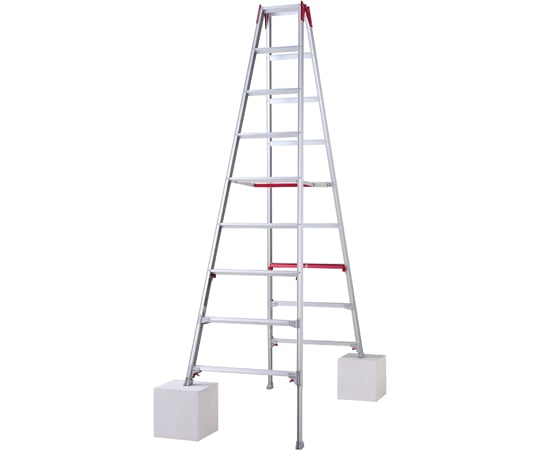 68-4127-84-30 伸縮脚立 上部操作タイプ15.9kg RYR-30 【AXEL】 アズワン