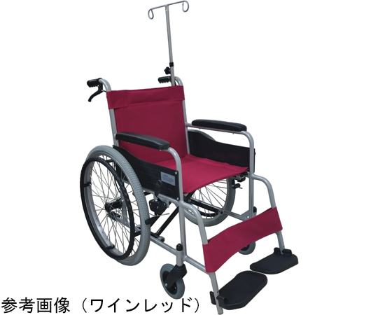 68-4129-91 自走・介助兼用車いす スタンダード（AL） ガートル棒付き