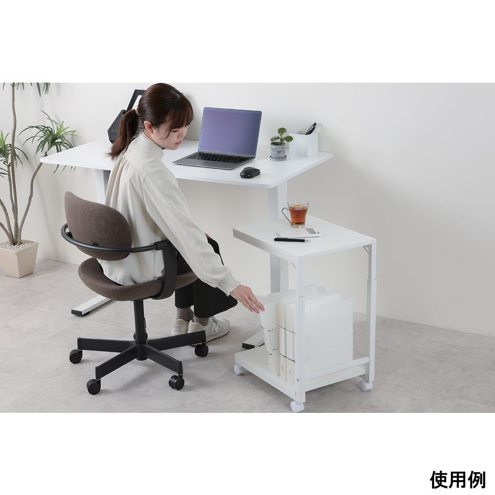 専用者様以外購入不可　ホワイトデスク ワーキングデスク W800xD600 ホワイト GZWD-0860WH | オフィス