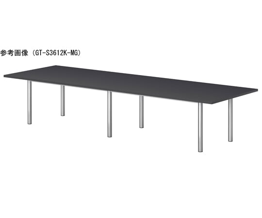 68-4163-57 ビッグテーブル スタンダードタイプ 角型 ダークウッド 5600×1500×720mm GT-B5615K-DW 【AXEL】  アズワン