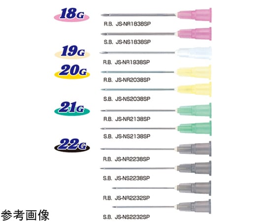 68-4176-10 注射針 21G（0.8mm）ディープグリーン 11/2