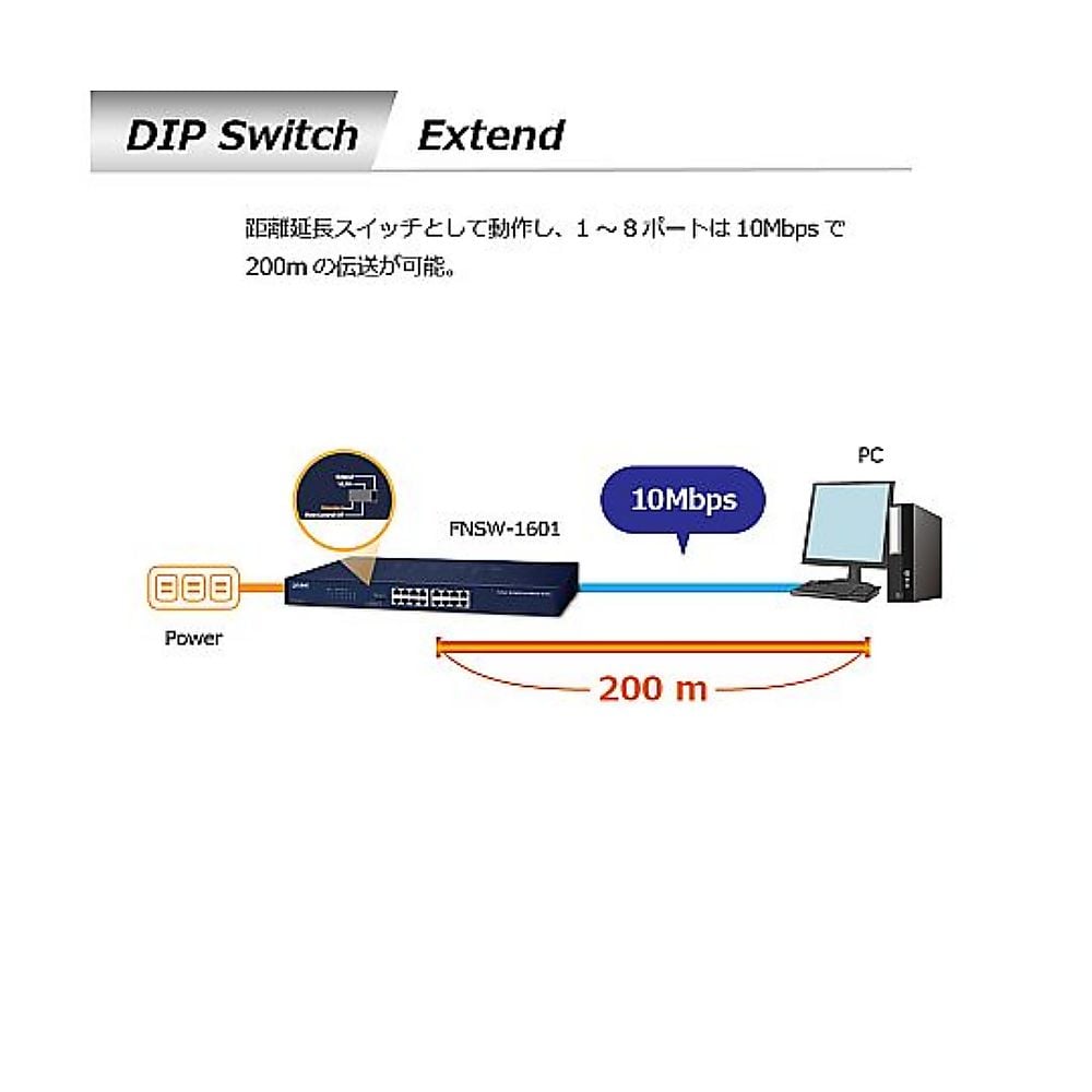 68-4535-11 ファストイーサネットスイッチングハブ 16ポート