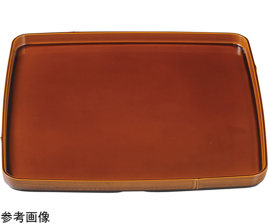 尺0 角竹型盆 漆調春慶塗SL　15005220
