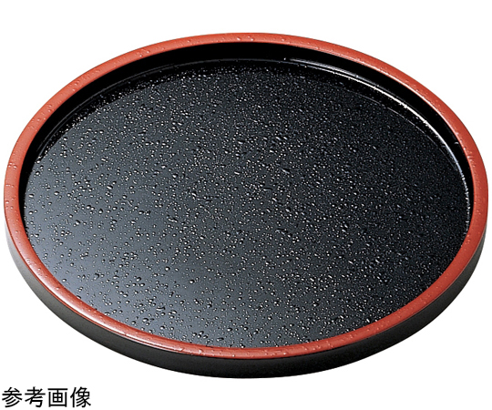 尺3 DX丸盆 黒天朱SLタタキ　15005550