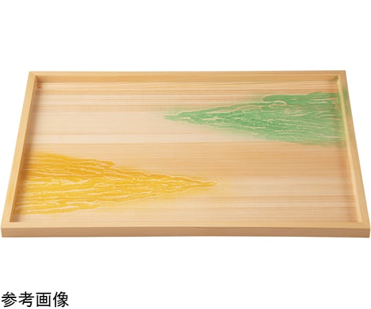 木）尺2 長角御神前盆 雲海クリアー仕上　16915210