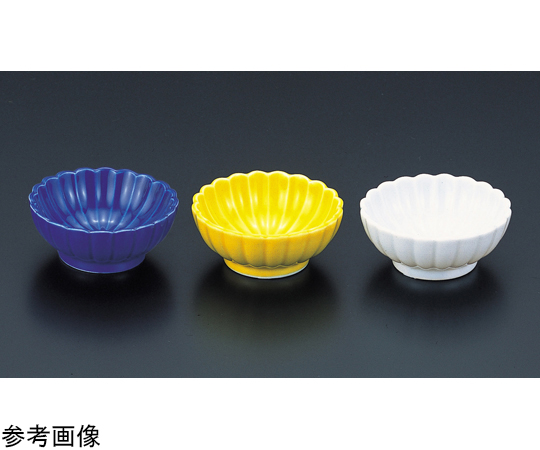 ABS菊型珍味（小）黄色 φ67　83160330