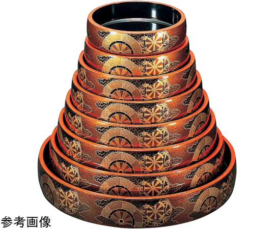 太鼓尺1寸 梨地御所車　62020240
