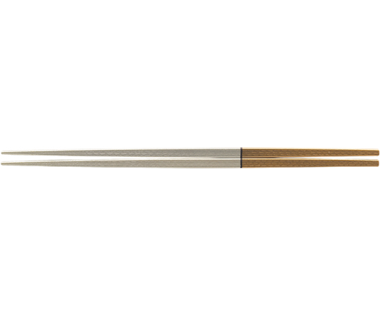 PBT22.5cm 卵中角箸 金/銀　90031980