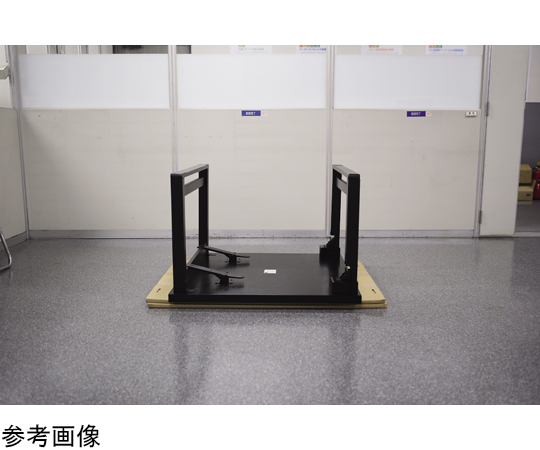3人黒木目4U脚 180×60×H60 幕板無　11022740