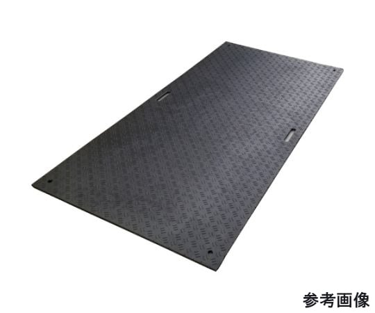 68-4762-18 工事用敷板 Wボード 両面凸 カラー：緑 1219mm×2438mm