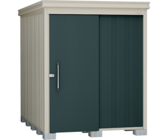 ダイケン 物置ガーデンハウス DM-Z2117棚板付豪雪型 マカダムグリーン