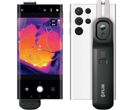 68-4983-08 スマホ/タブレット用ワイヤレスサーモグラフィーカメラ FLIR ONE EDGE Pro 11002-0201 【AXEL】  アズワン