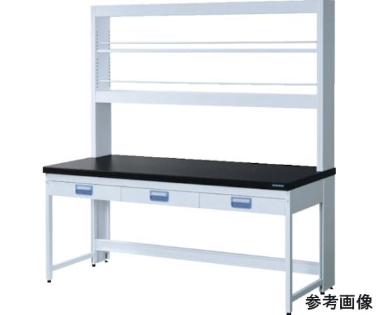 68-5008-45 スチール実験台エコプラッテ2 サイド実験台 吊り引出し 