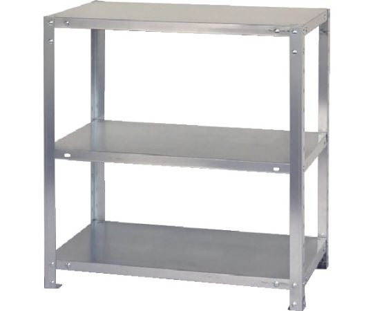 68-5047-88 ボルト式棚 荷重40kg スマートラック 開放型 3段 亜鉛